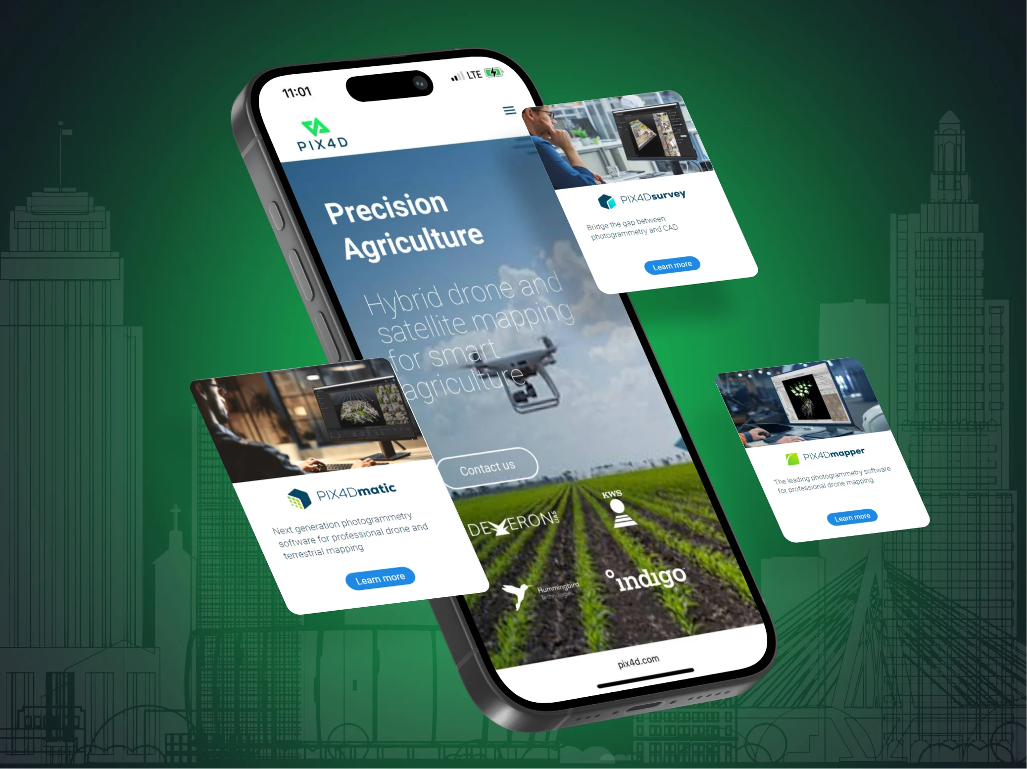 Pix4D - Website Refactoring with Microfrontend Architecture