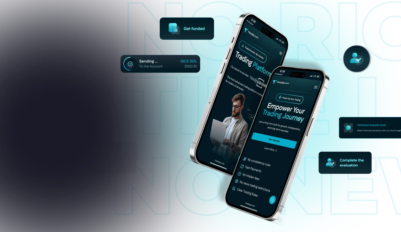 TradeApp - Next-Gen Prop Trading Platform